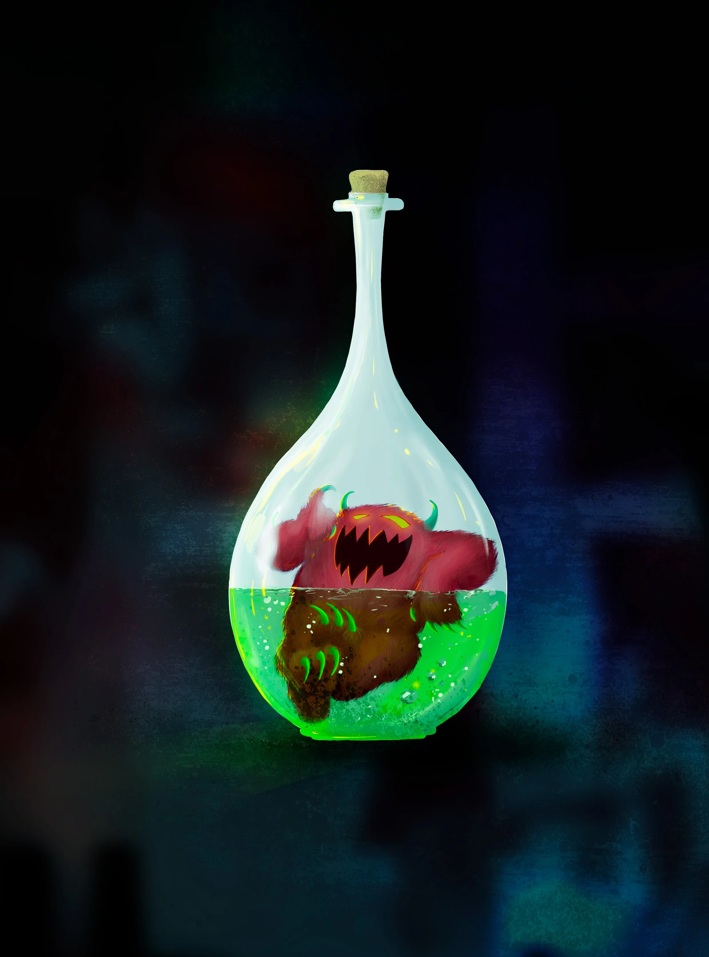 MONSTER IN A BOTTLE